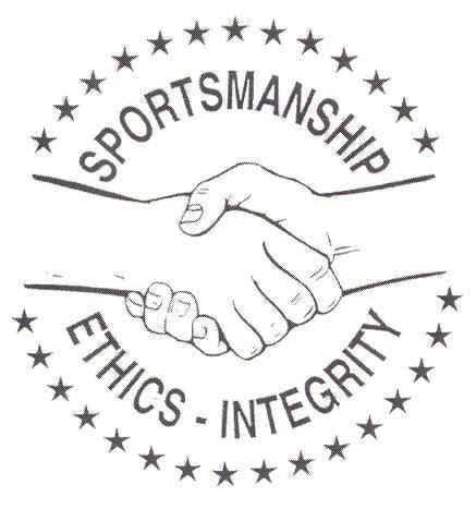 Shaking Hands with words Sportsmanship Ethics Integrity
